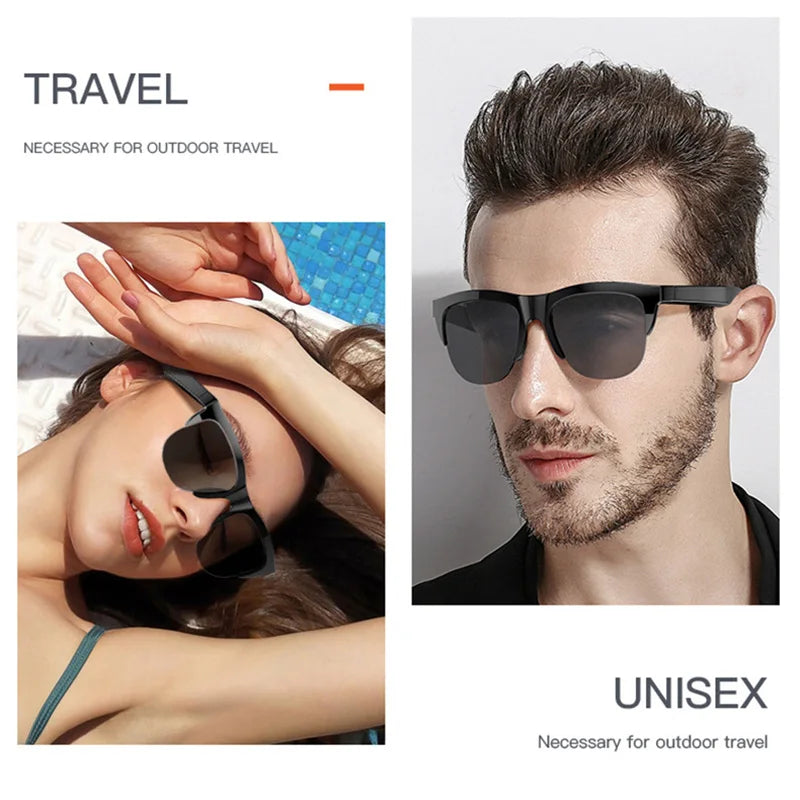 Lenovo Smart Glasses — Bone Conduction, Bluetooth 5.3 & UV Protection
