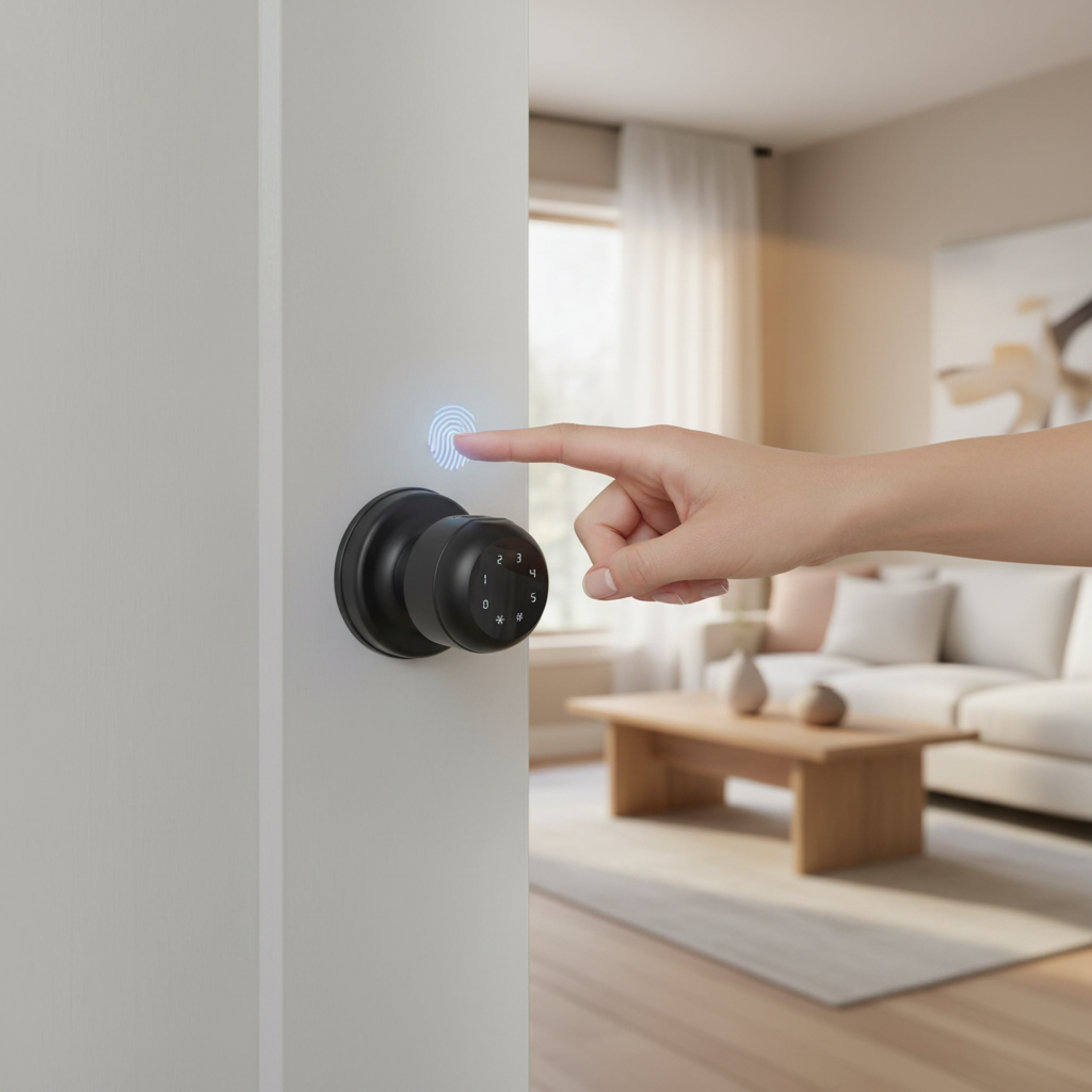 Smart Knob Door Lock — Lifestyle
