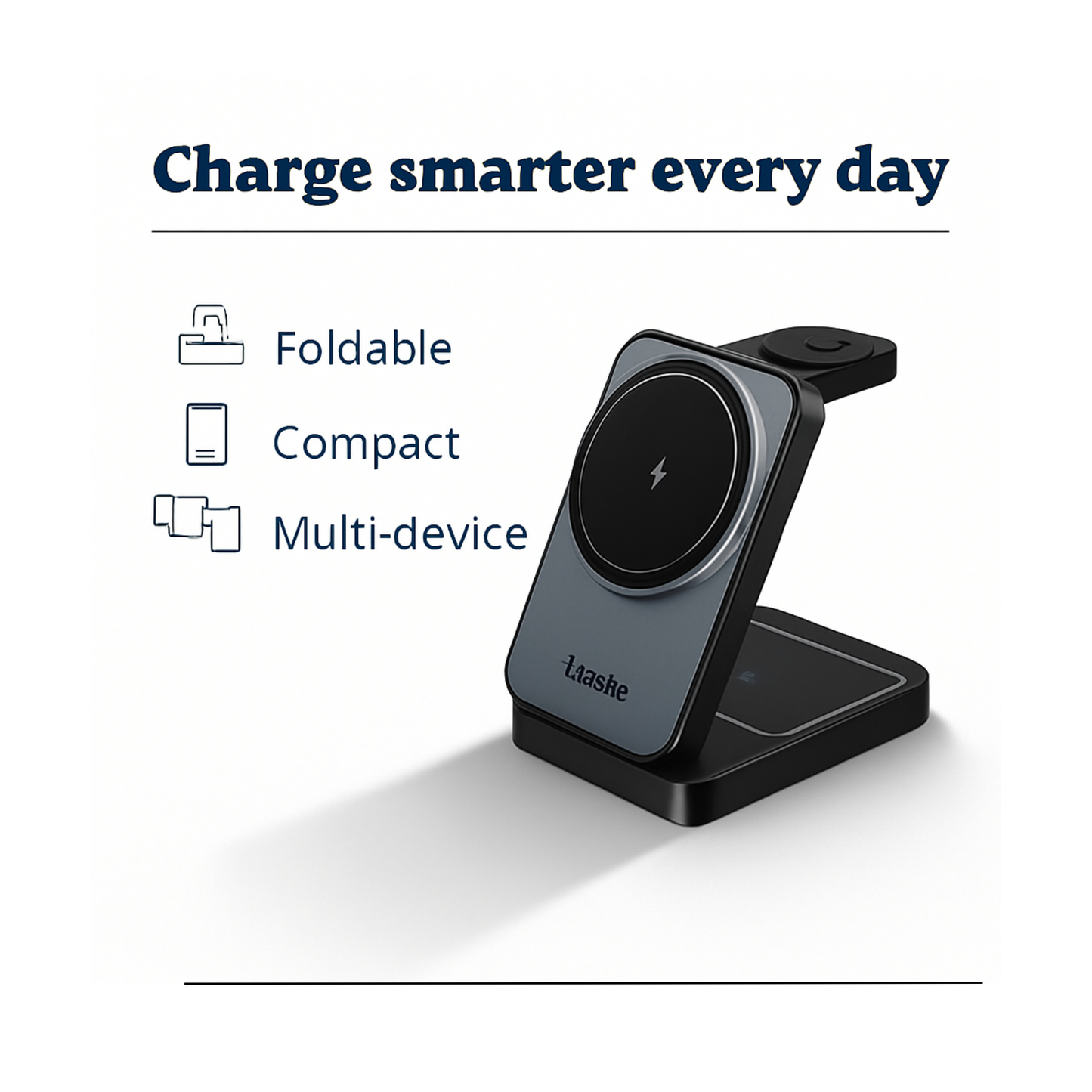 MagFold™ 3-in-1 Wireless Charger