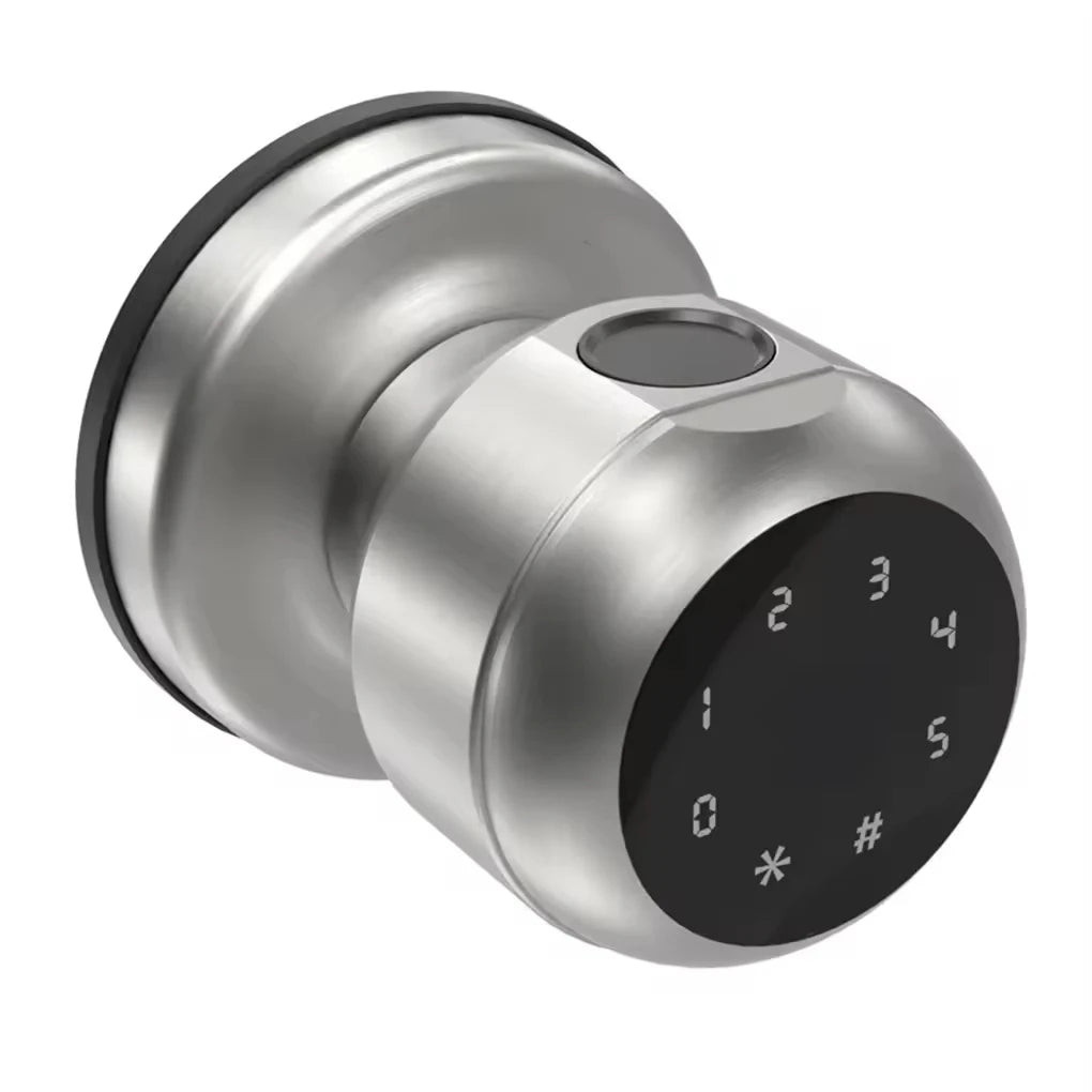 Smart Knob Door Lock — Fingerprint, Keypad & Tuya App Control | Keyless Entry