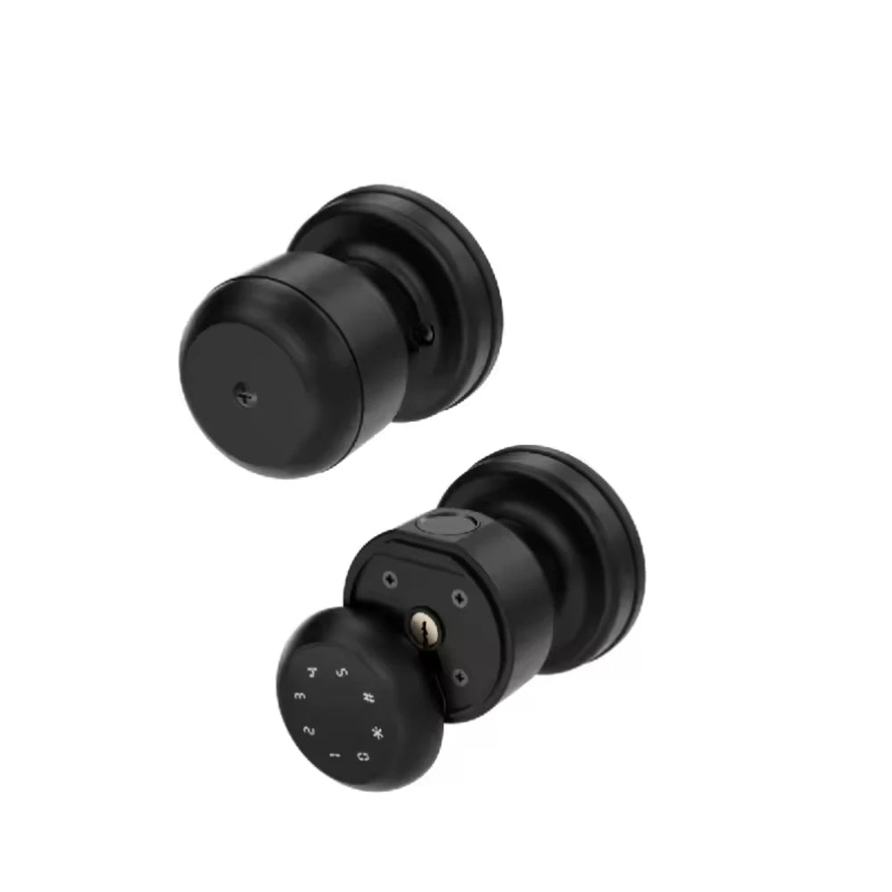 Smart Knob Door Lock — Fingerprint, Keypad & Tuya App Control | Keyless Entry