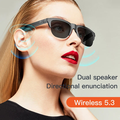 Lenovo Smart Glasses — Bone Conduction, Bluetooth 5.3 & UV Protection
