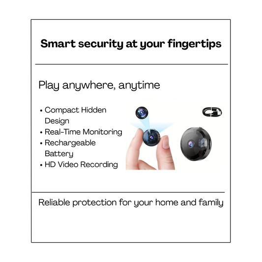 Smart Security Camera – Monitor Your Home Anywhere