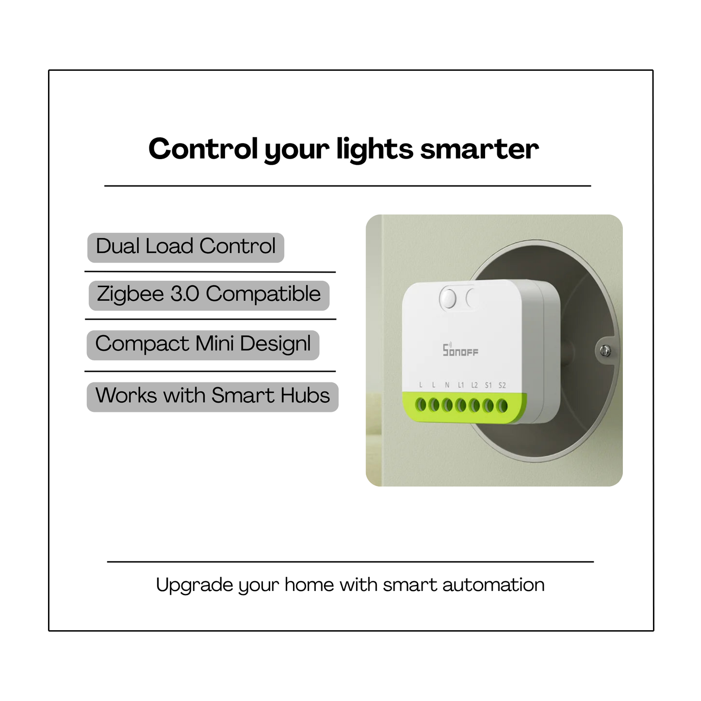 Mini Zigbee Smart Home Controller – Wireless Scene Switch