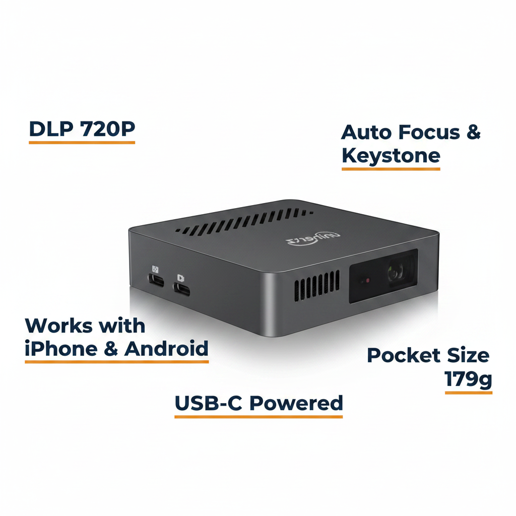 8849 MARS Pocket Projector — Features Overview
