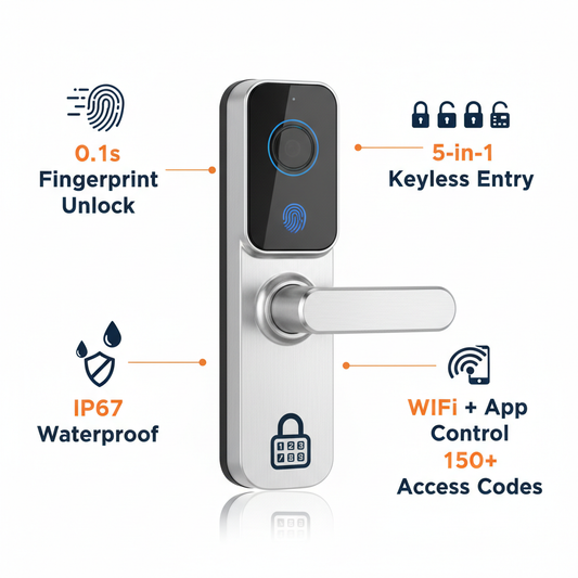 Smart Fingerprint Door Lock — Features Overview