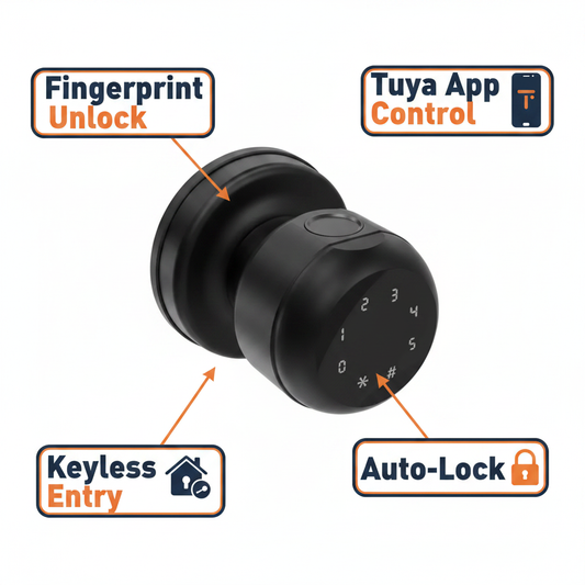 Smart Knob Door Lock — Features Overview
